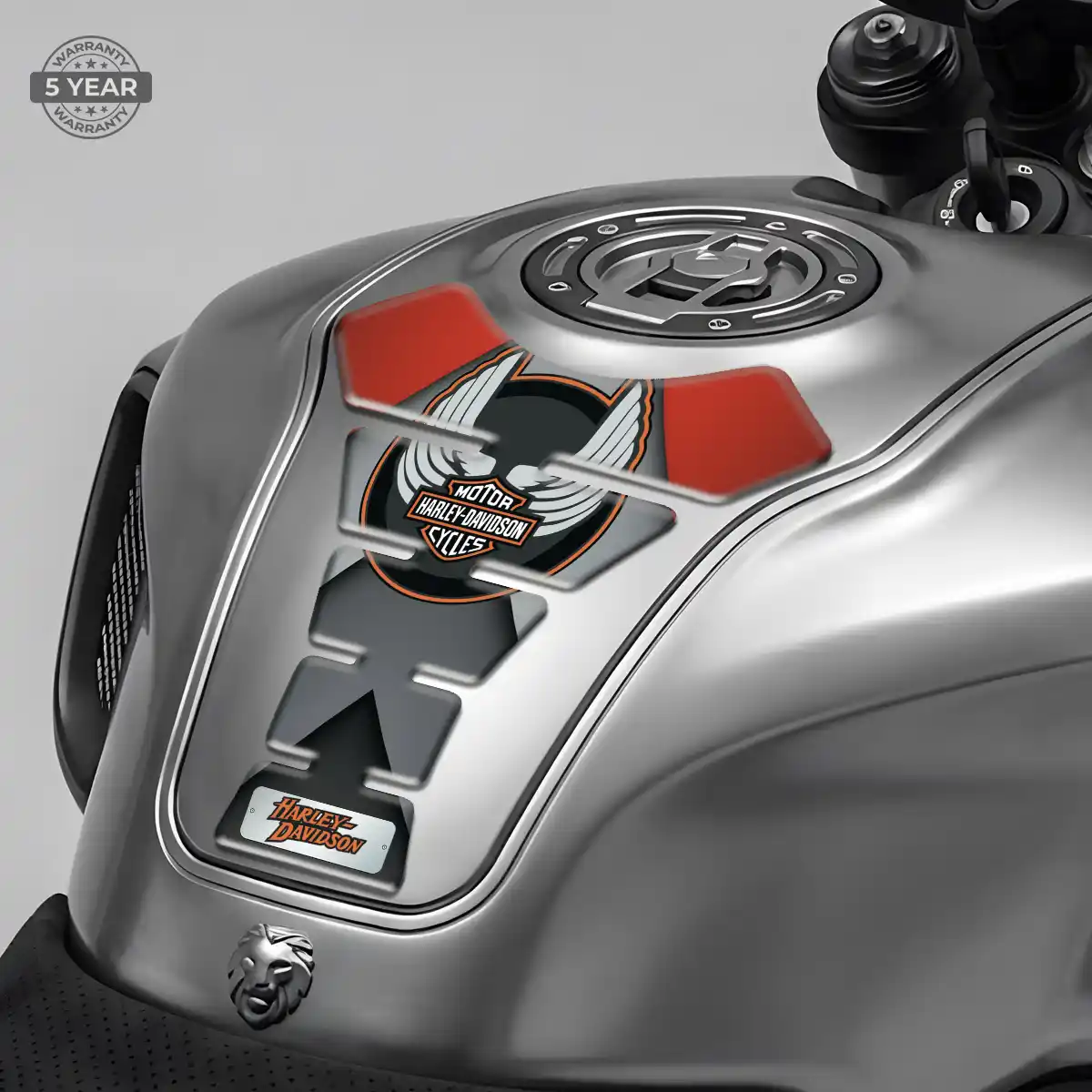 Harley Tank Grip Pad Elite Finish