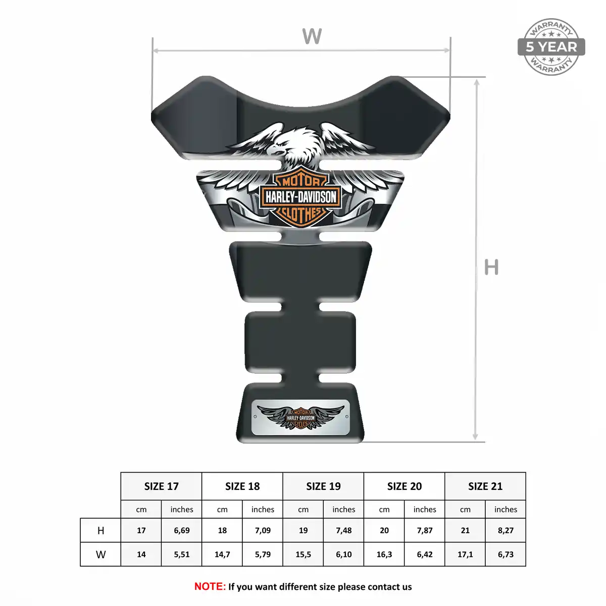 Harley Tank Guard Fuse Motorbike Refined Design
