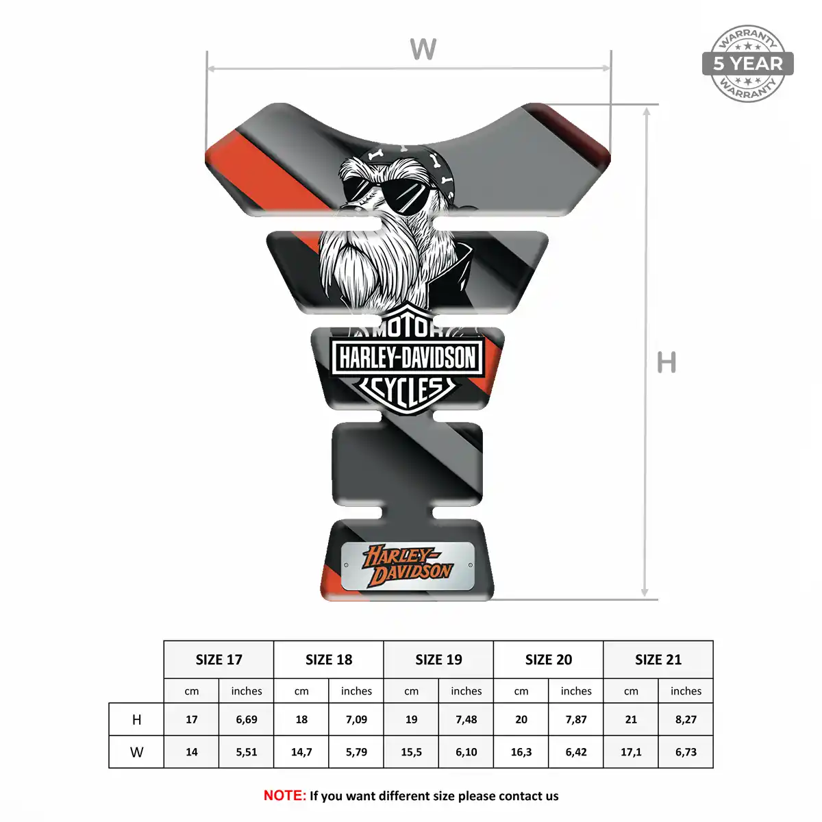 Harley Tank Guard Fuse Motorcycle Refined Design