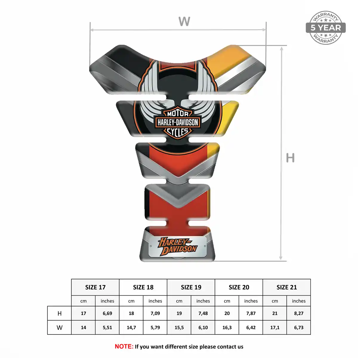 Harley Tank Guard Fuse Prime Quality