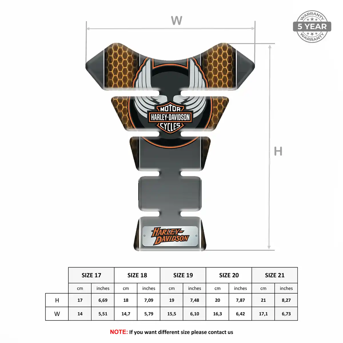 Harley Tank Guard Fuse Refined Design
