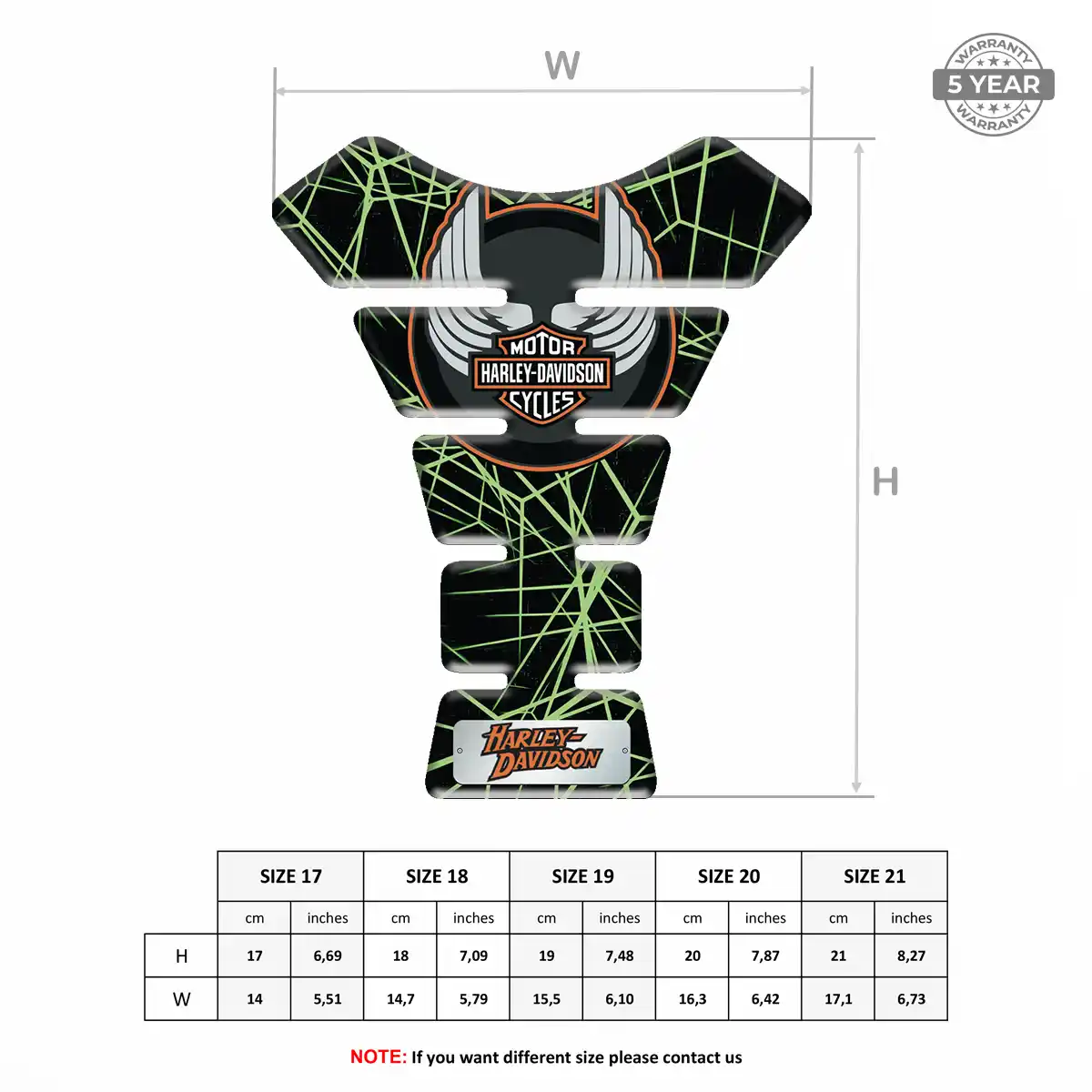 Harley Tank Guard Fuse Superior Craft