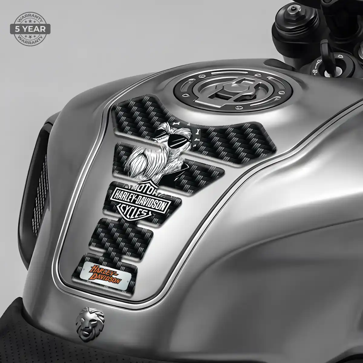 Harley Tank Guard Motorbike Refined Design