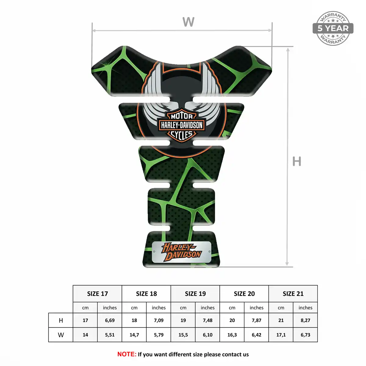 Harley Tank Guard Motorcycle Prestige Line