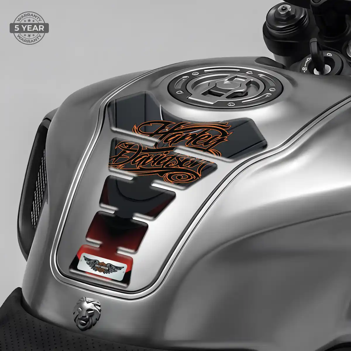 Harley Tank Guard Pad Motorbike Elite Finish