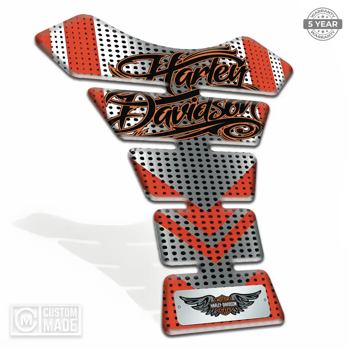Harley Tank Guard Pad Motorbike Refined Design