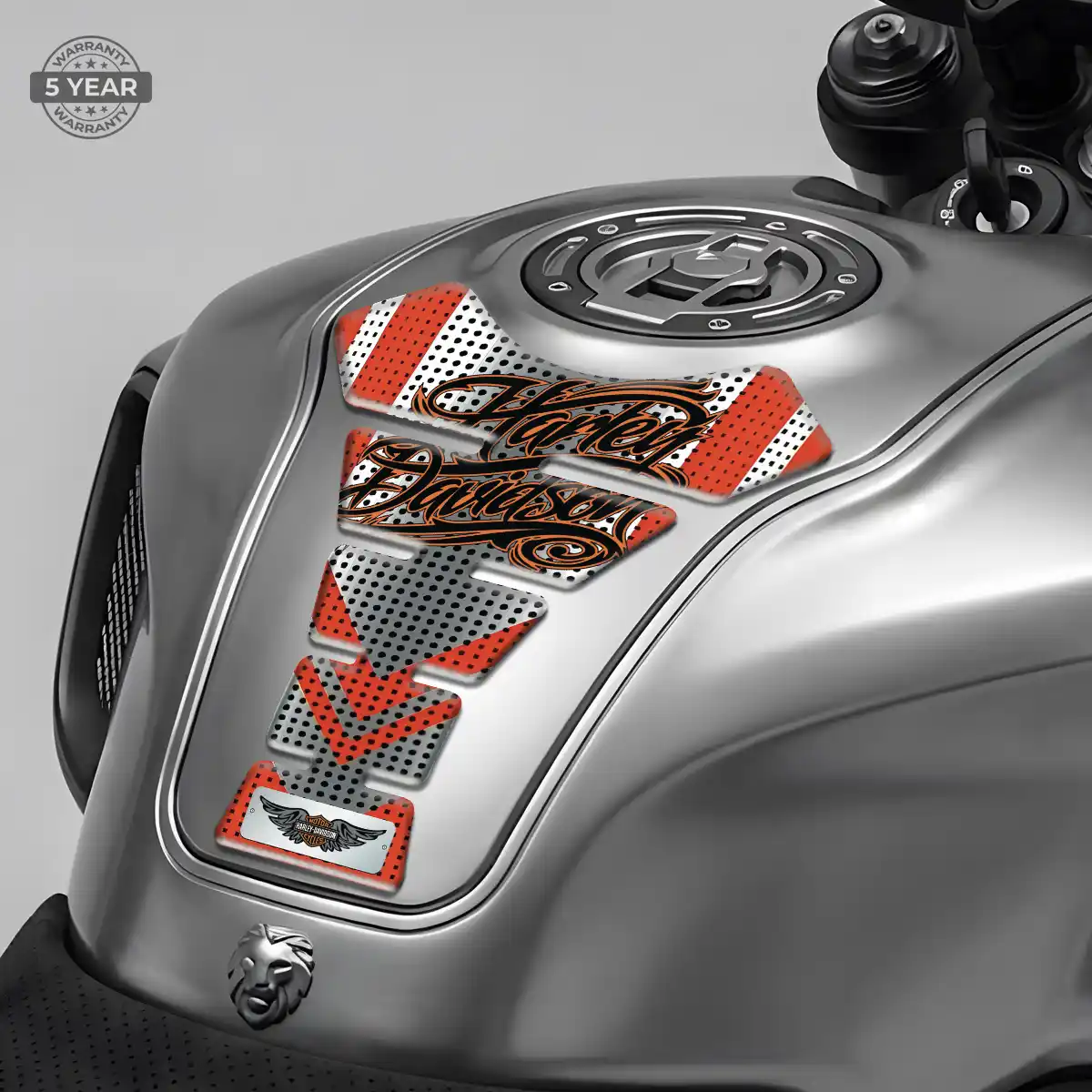 Harley Tank Guard Pad Motorbike Refined Design