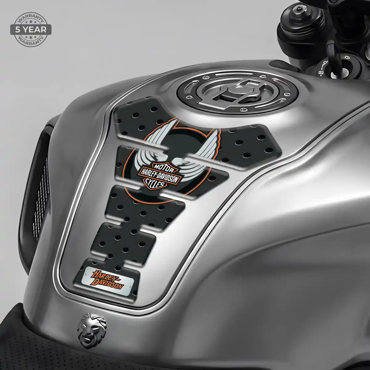 Harley Tank Guard Pad Motorcycle Elite Finish