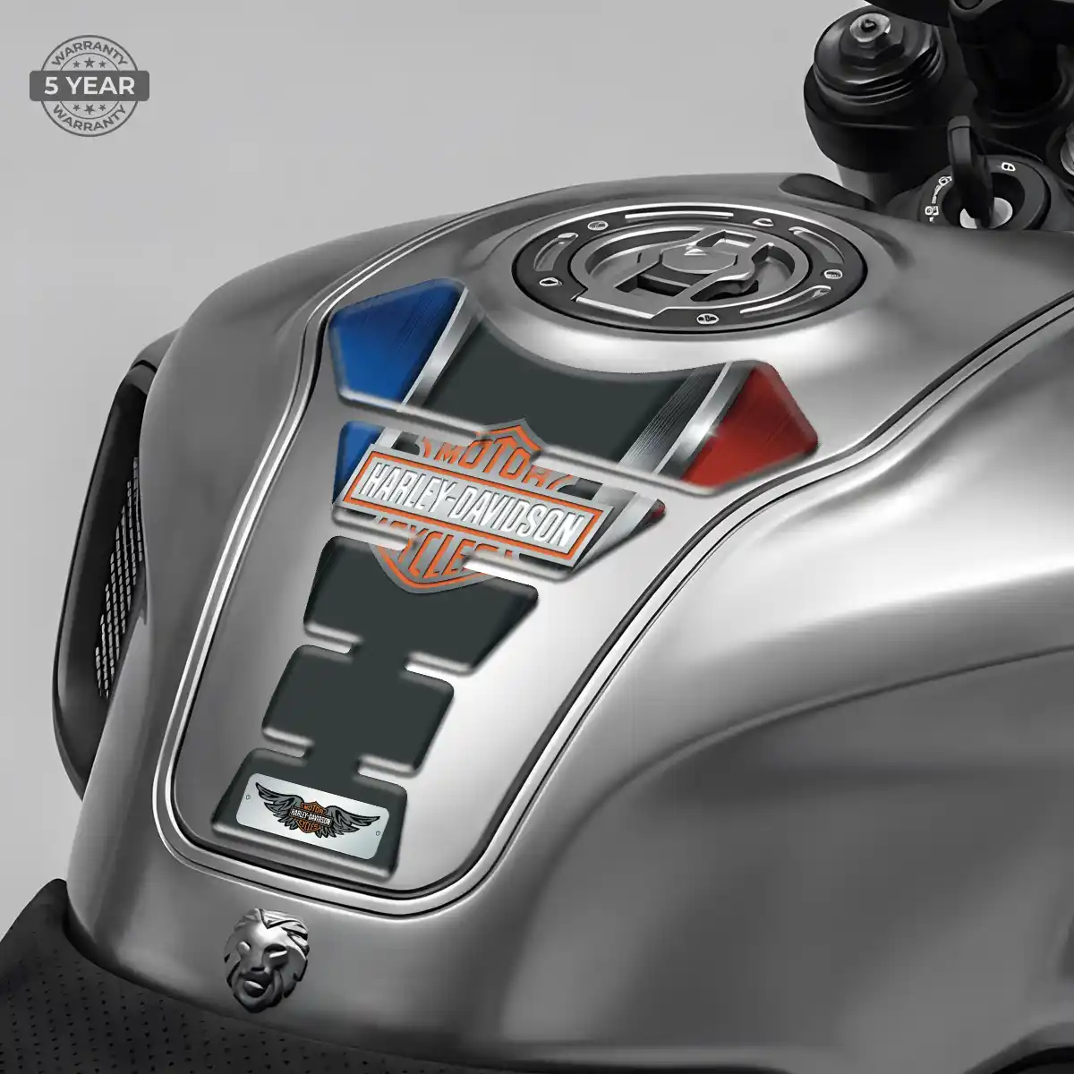 Harley Tank Guard Pad Motorcycle Refined Design
