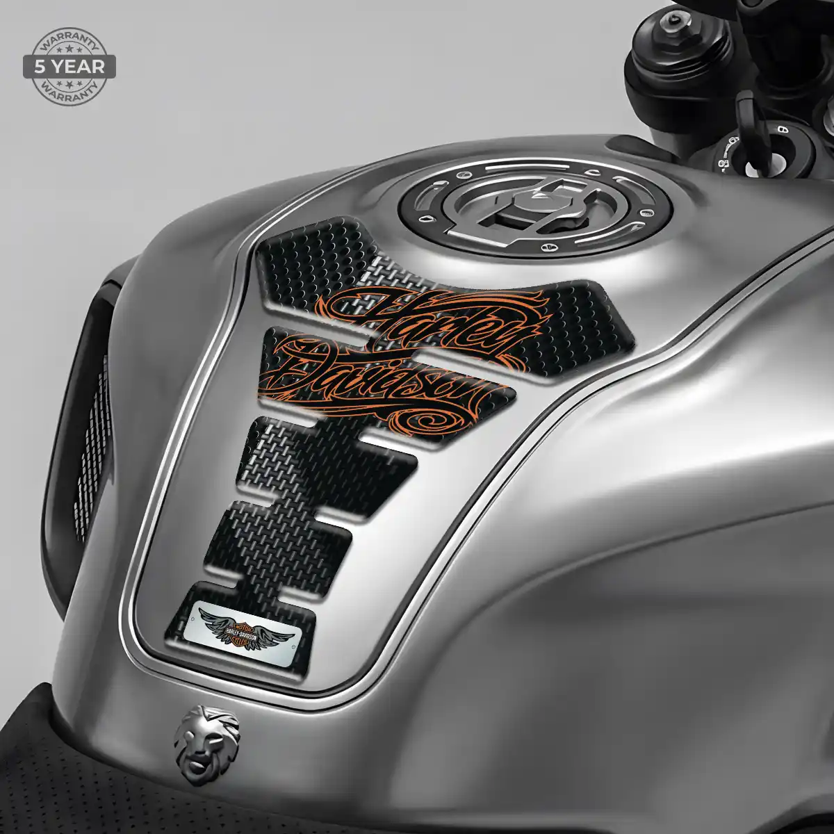 Harley Tank Guard Pad Refined Design