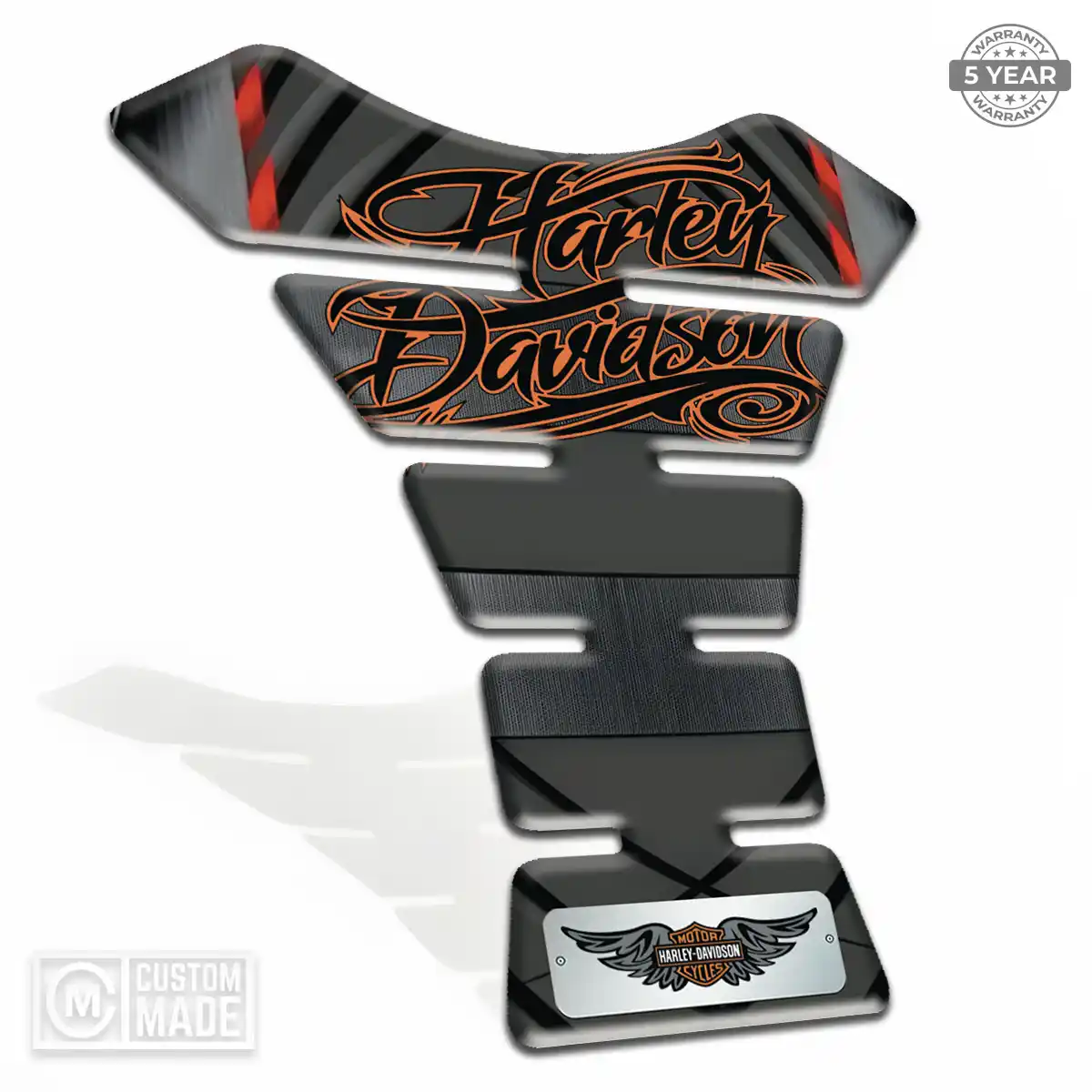 Harley Tank Guard Pads Elite Finish
