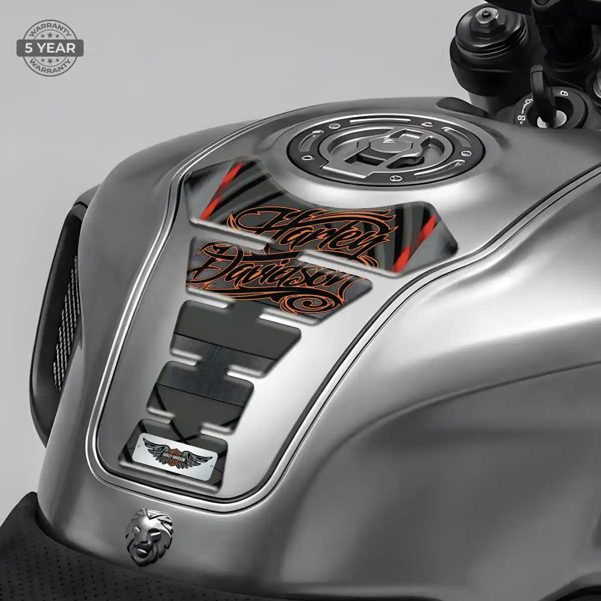 Harley Tank Guard Pads Elite Finish