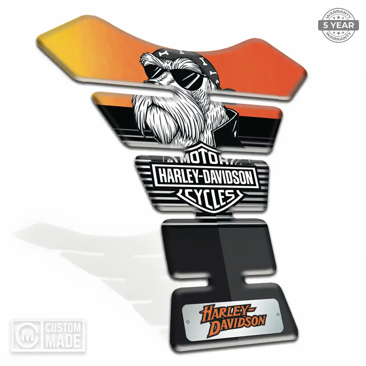Harley Tank Guard Pads Motorbike Refined Design
