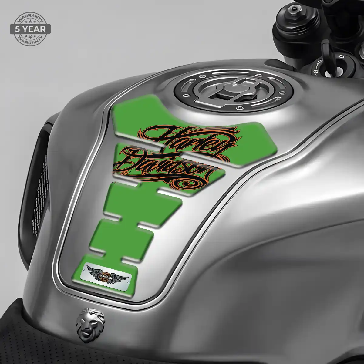 Harley Tank Guard Pads Motorcycle Elite Finish