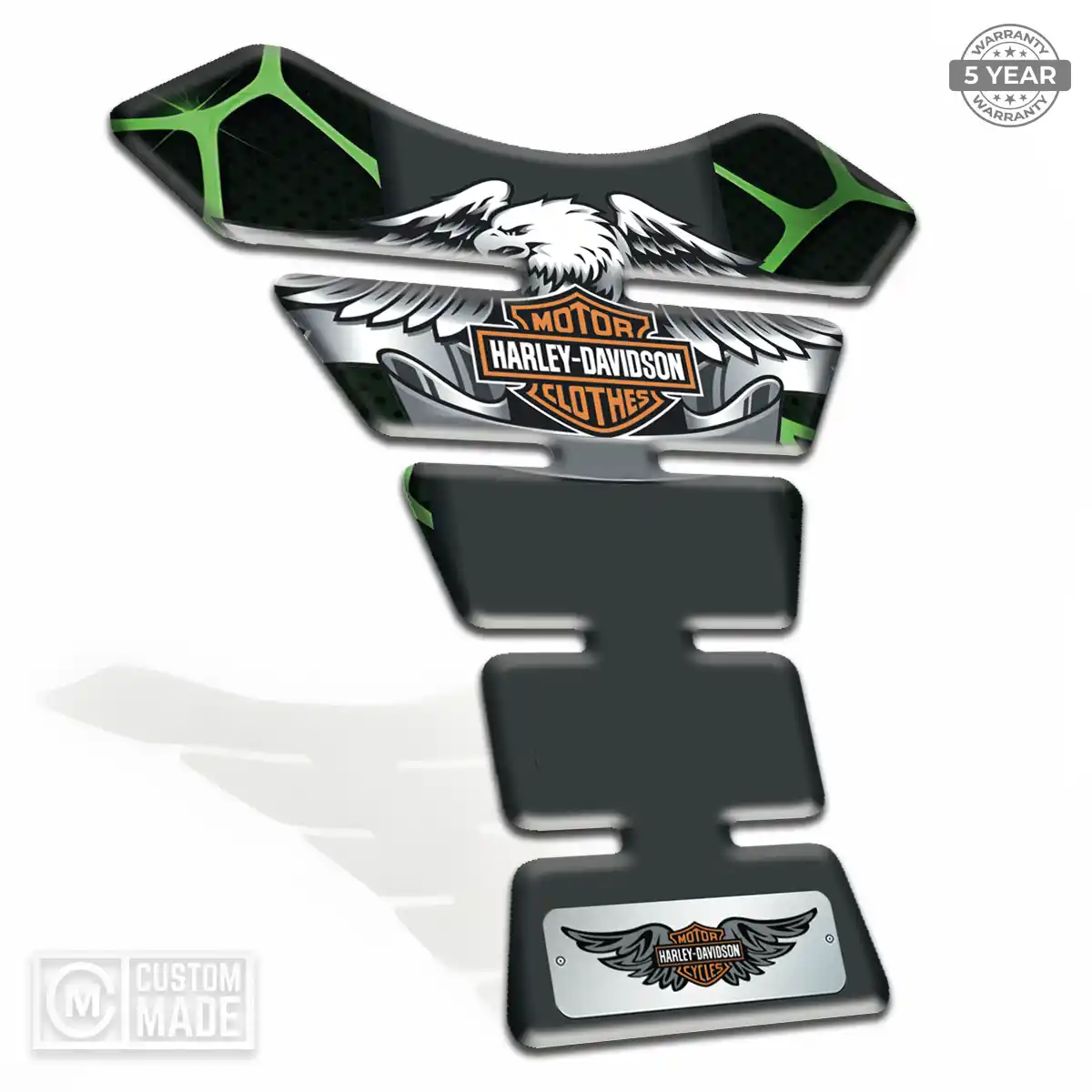 Harley Tank Guard Pads Motorcycle Refined Design