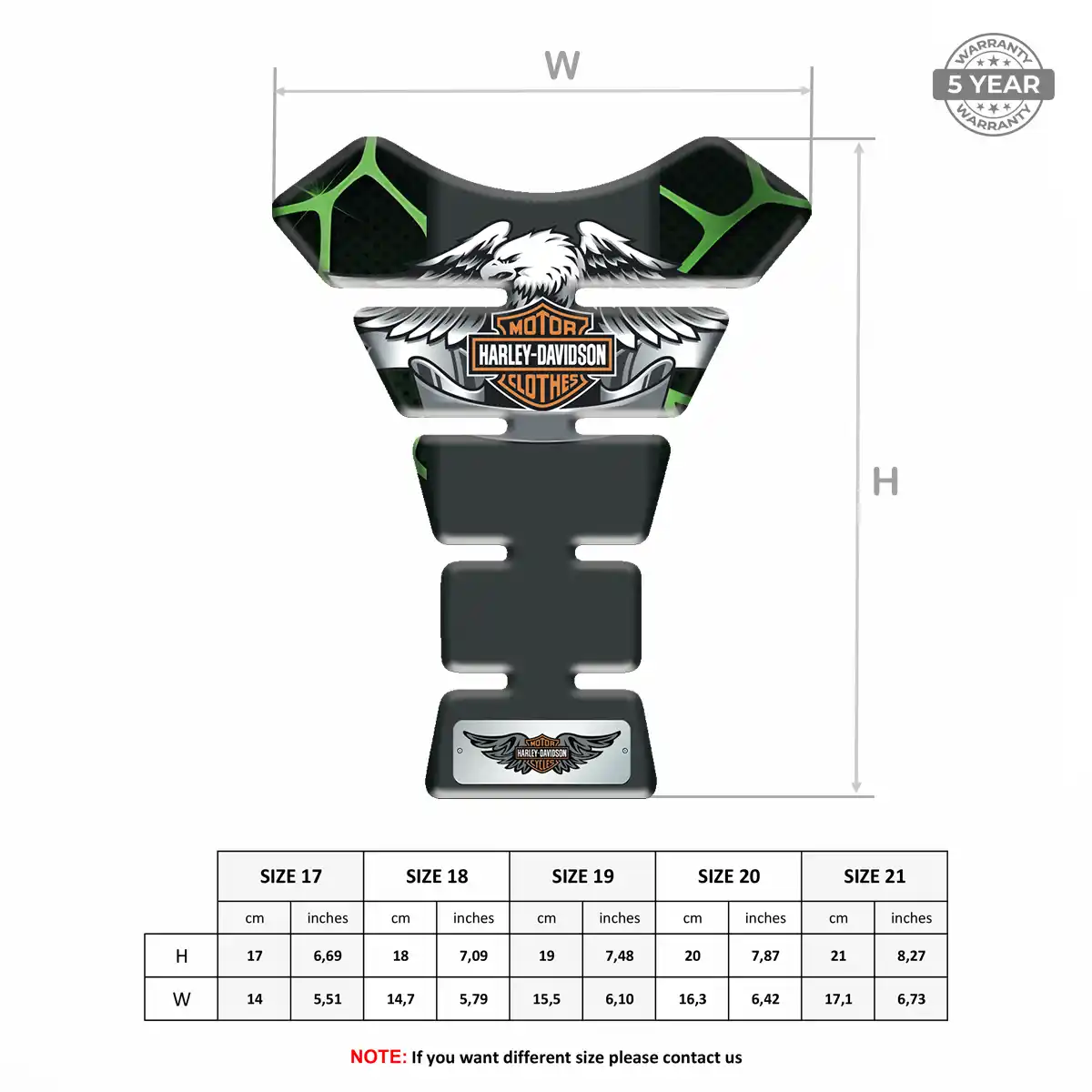 Harley Tank Guard Pads Motorcycle Refined Design