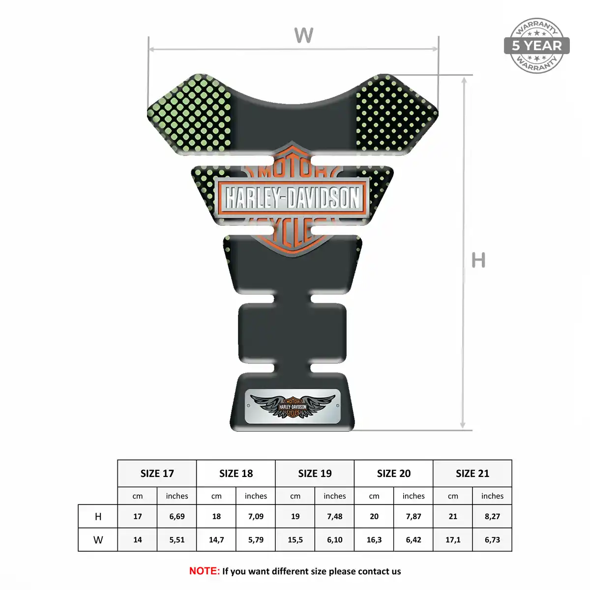 Harley Tank Guard Pads Prime Quality
