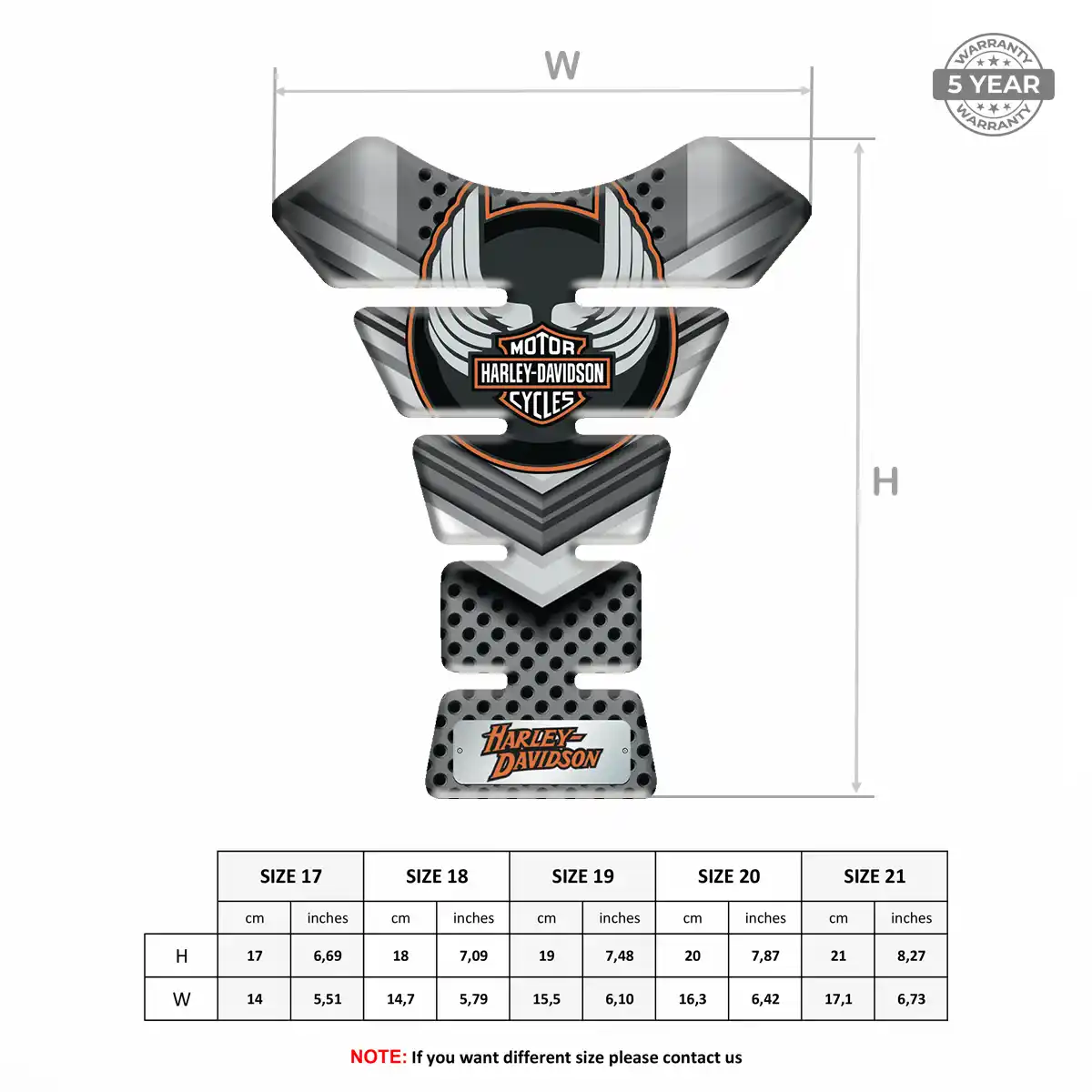 Harley Tank Guard Prime Quality