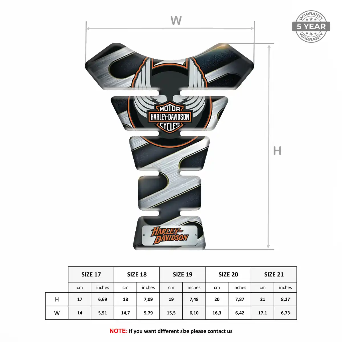Harley Tank Guard Refined Design