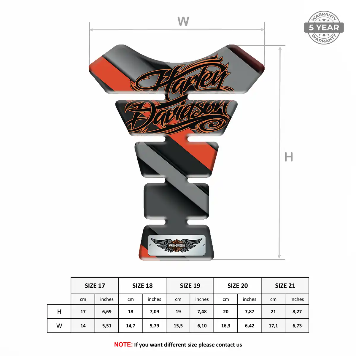 Harley Tank Guard Signature Grade