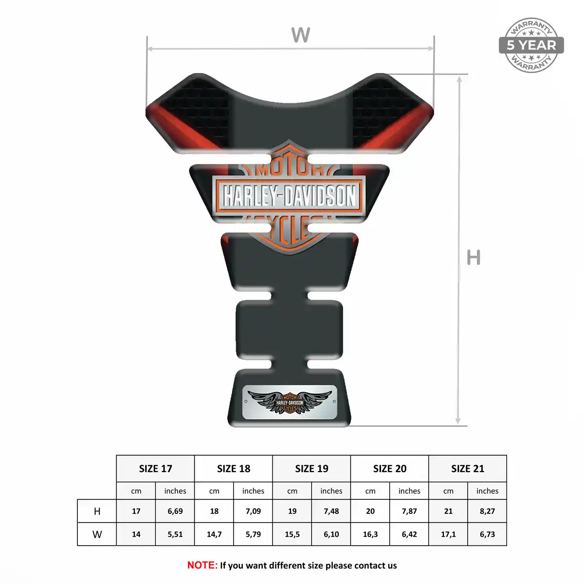 Harley Tank Guards Motorbike Elite Finish
