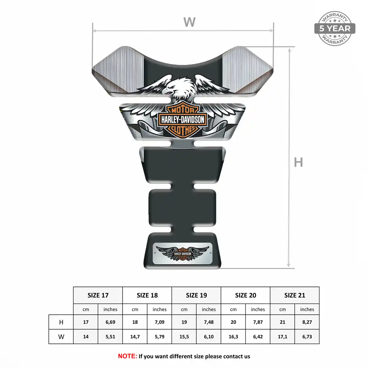 Harley Tank Guards Motorbike Refined Design