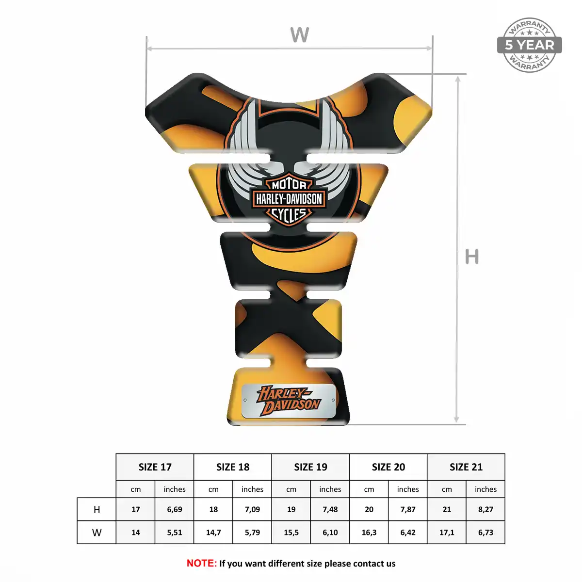 Harley Tank Guards Motorbike Signature Grade