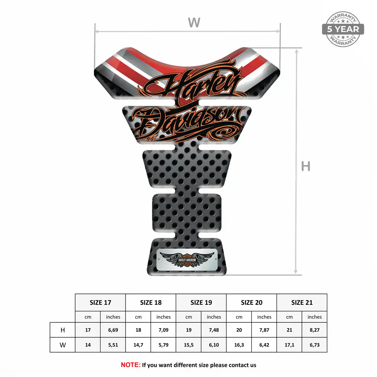 Harley Tank Guards Motorbike Superior Craft