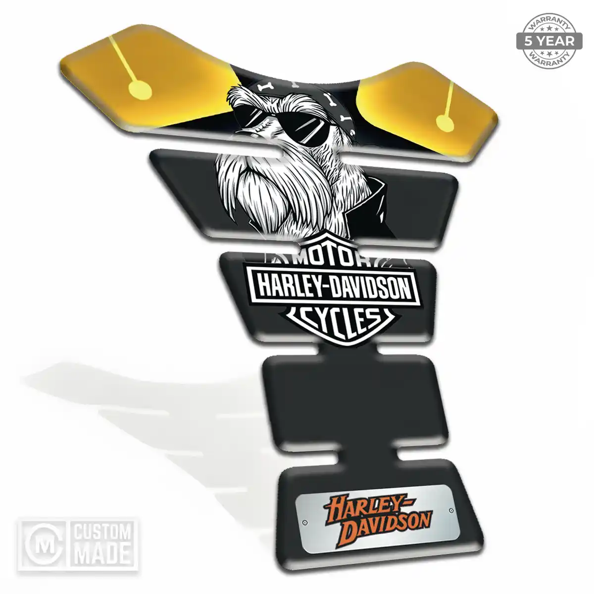 Harley Tank Guards Motorcycle Elite Finish
