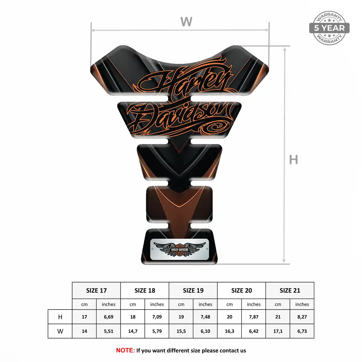 Harley Tank Guards Motorcycle Prestige Line