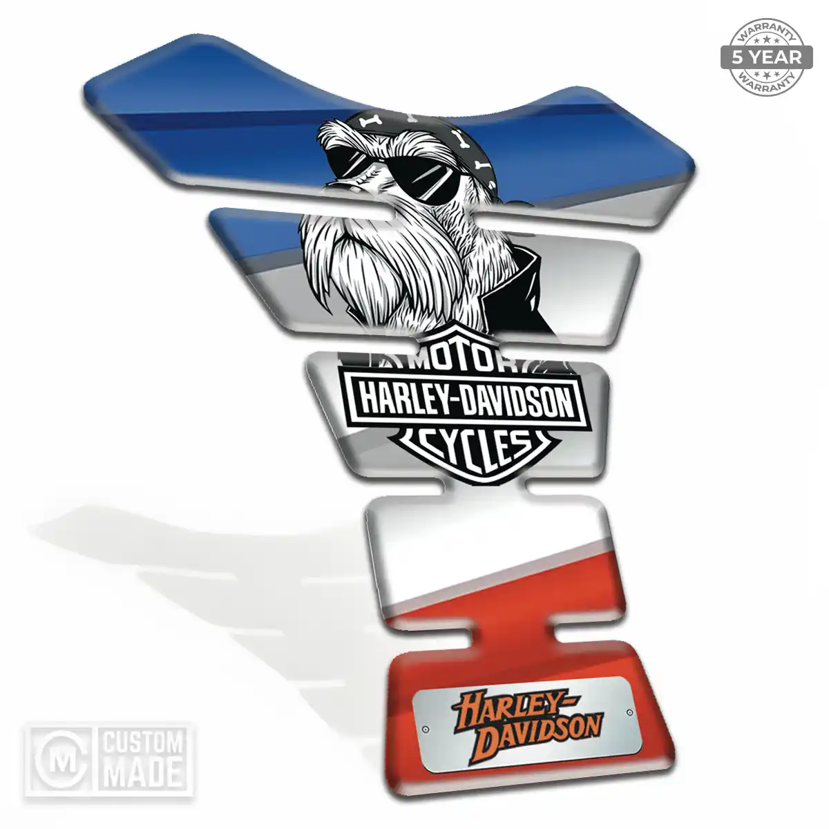 Harley Tank Guards Motorcycle Refined Design