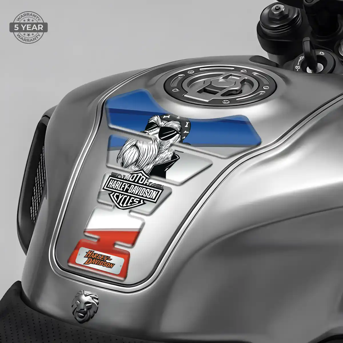 Harley Tank Guards Motorcycle Refined Design