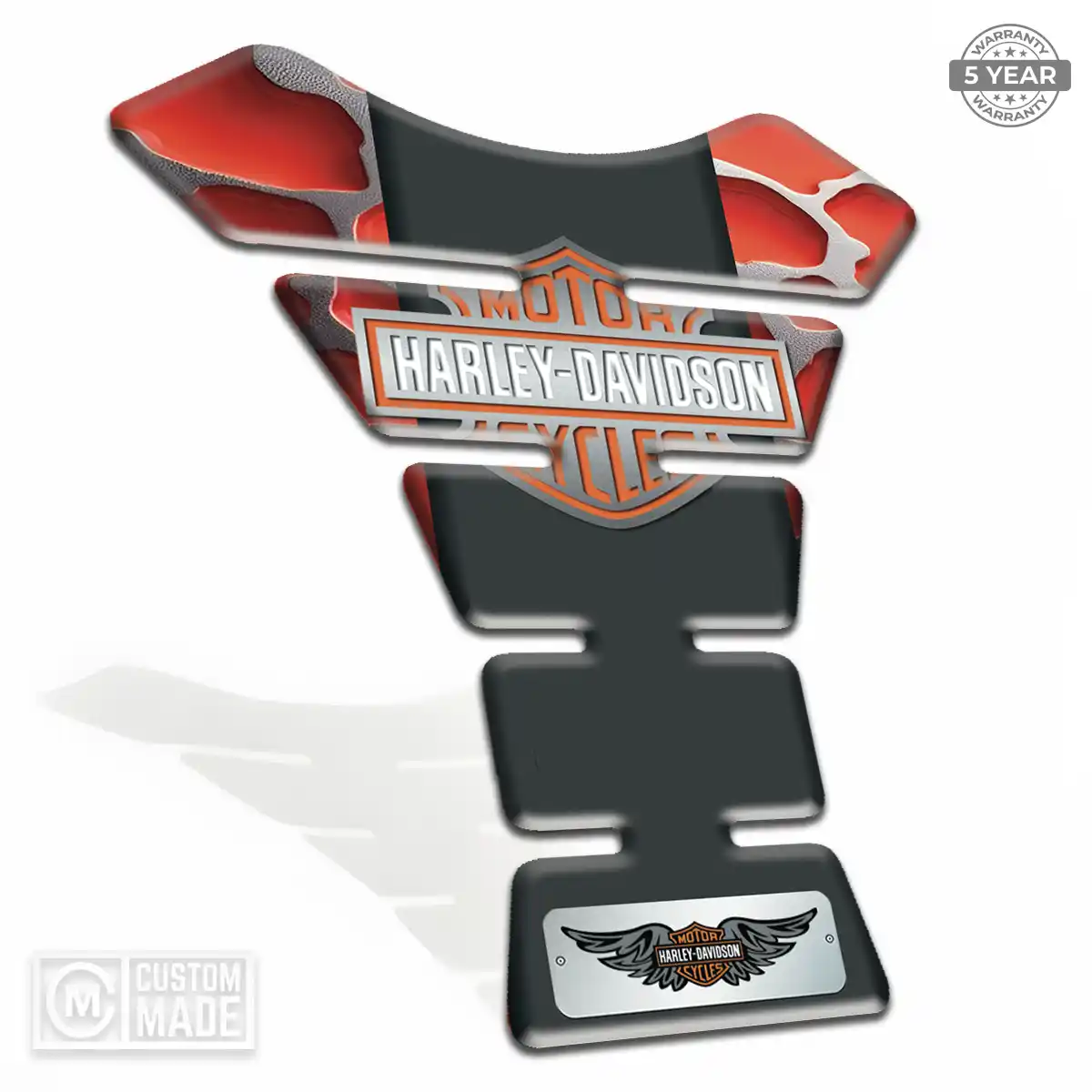 Harley Tank Pad Fuse Elite Finish
