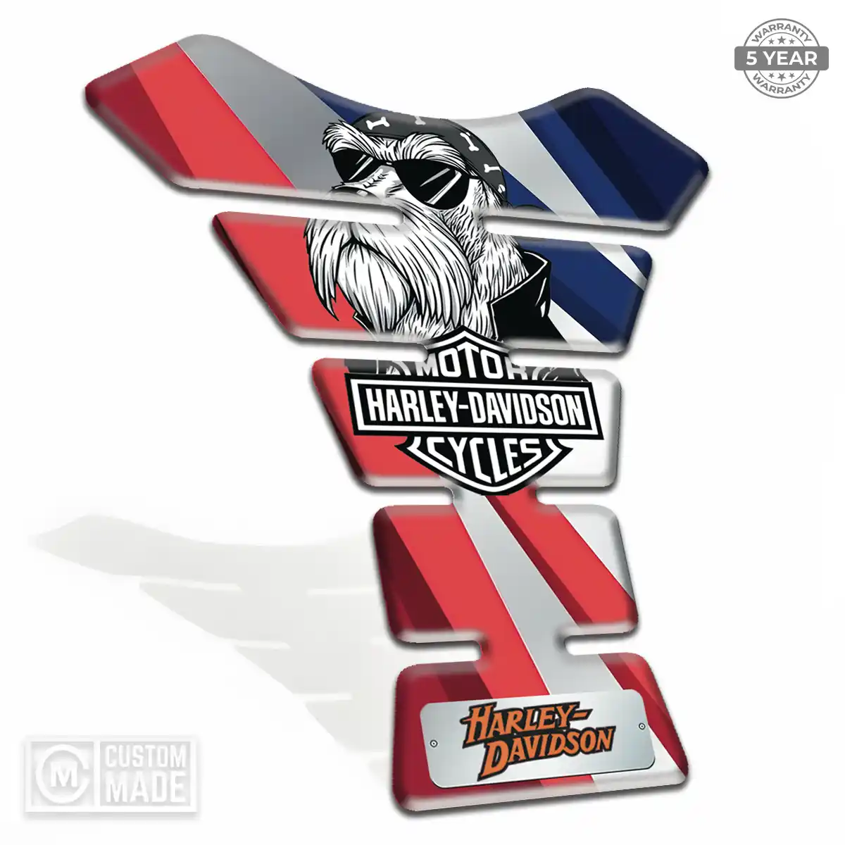 Harley Tank Pad Fuse Motorbike Elite Finish