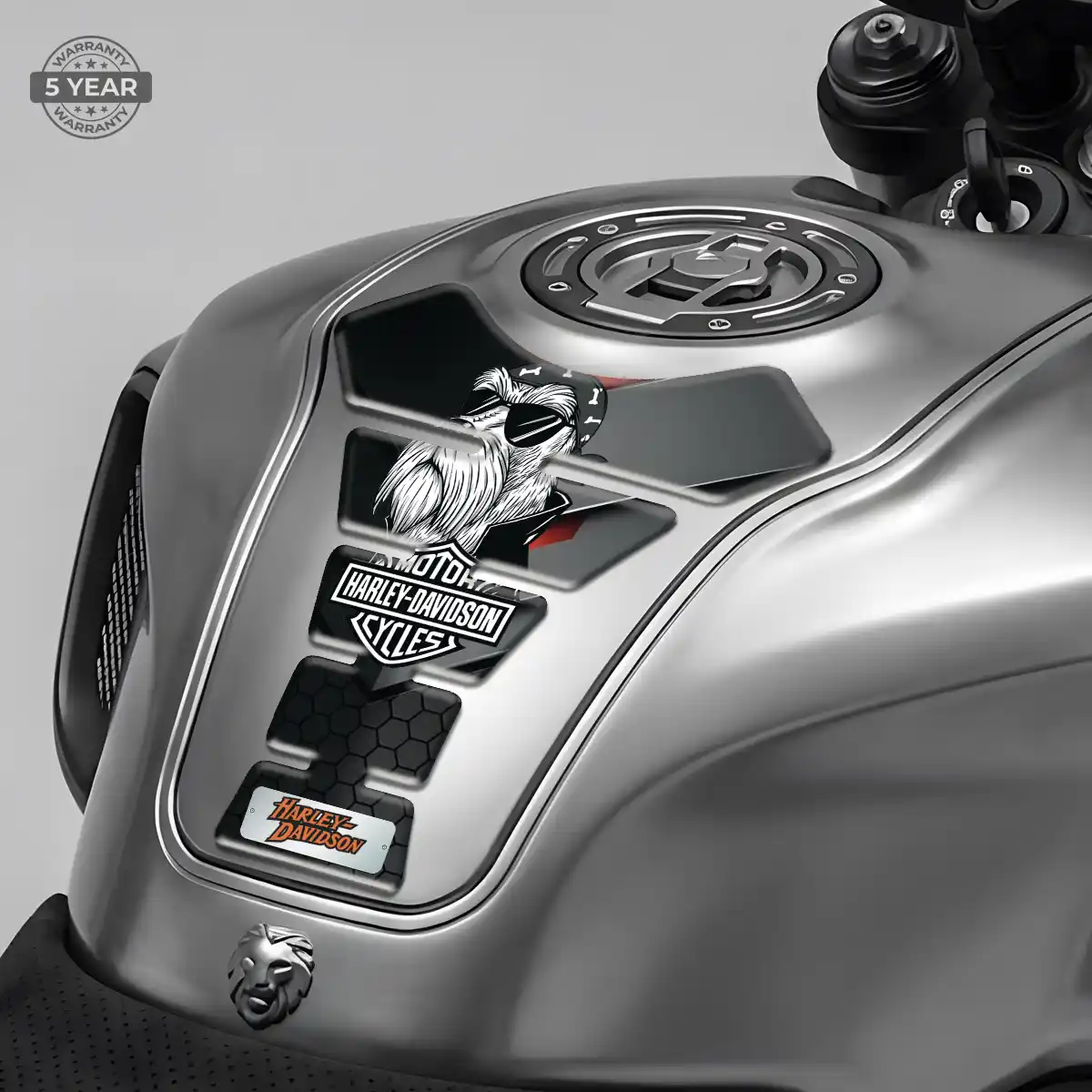 Harley Tank Pad Fuse Motorbike Refined Design