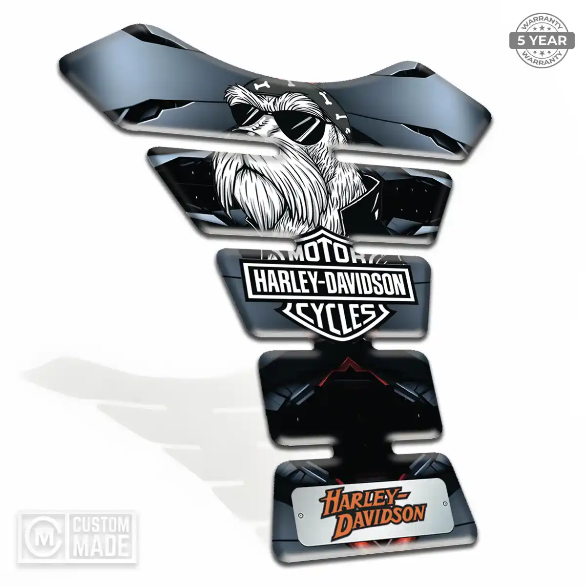 Harley Tank Pad Fuse Motorcycle Sleek Style