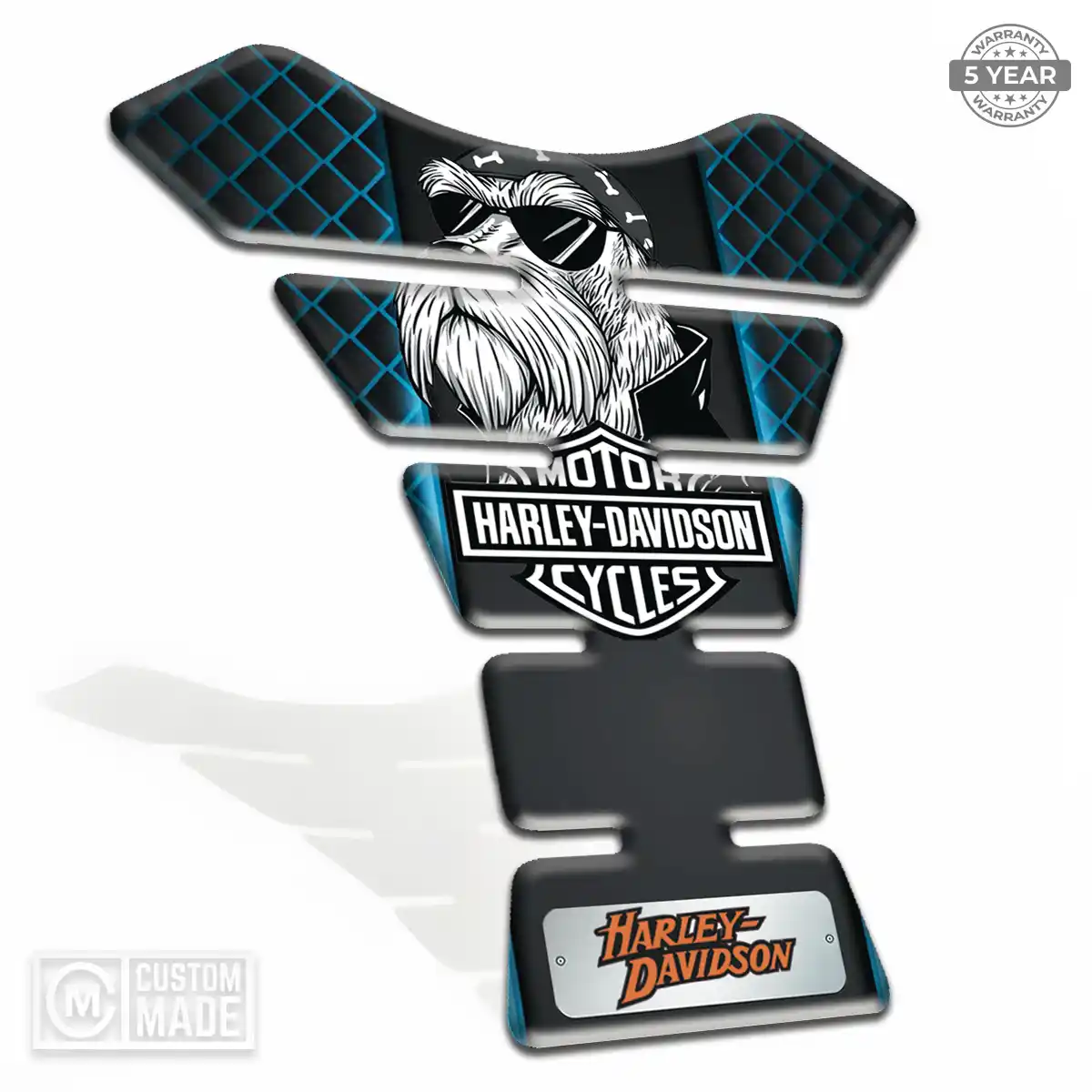 Harley Tank Pad Fuse Motorcycle Superior Craft