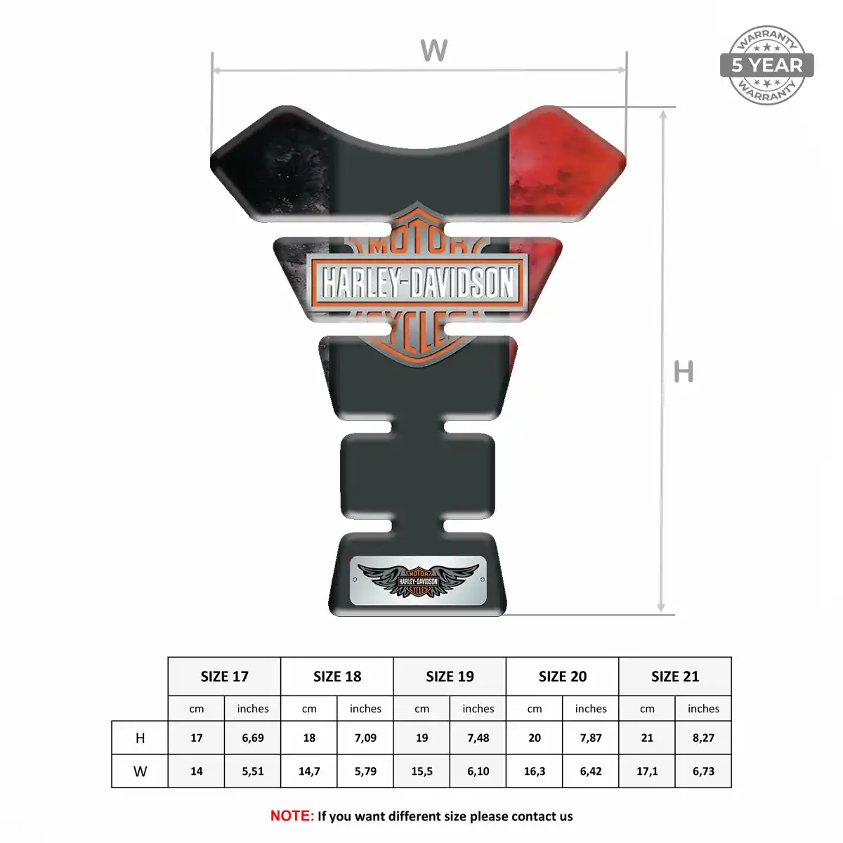 Harley Tank Pad Fuse Refined Design
