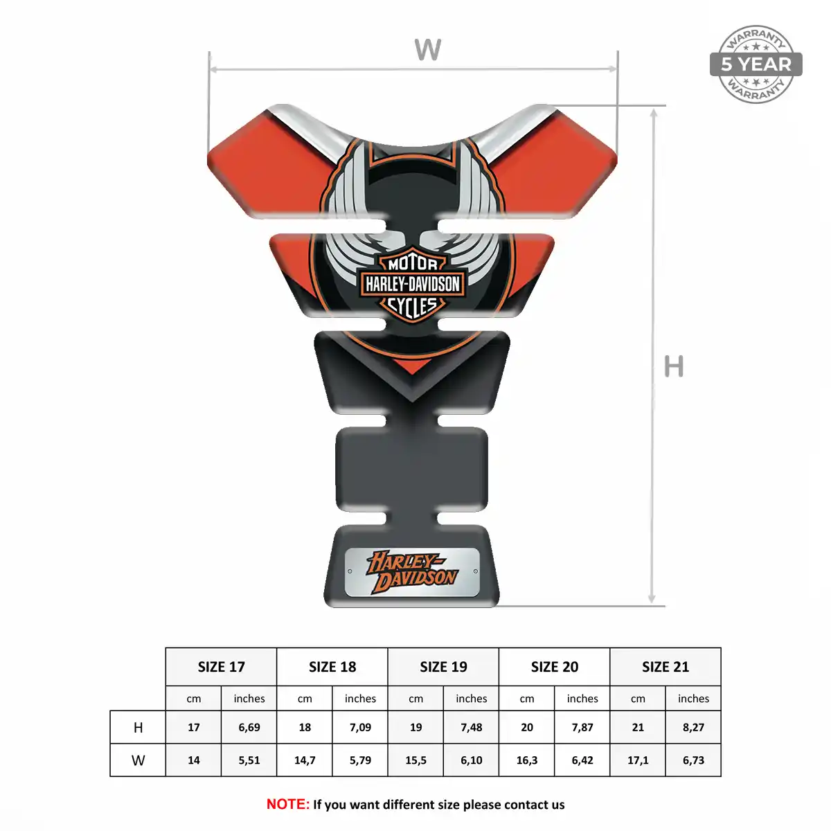 Harley Tank Pad Fuse Signature Grade