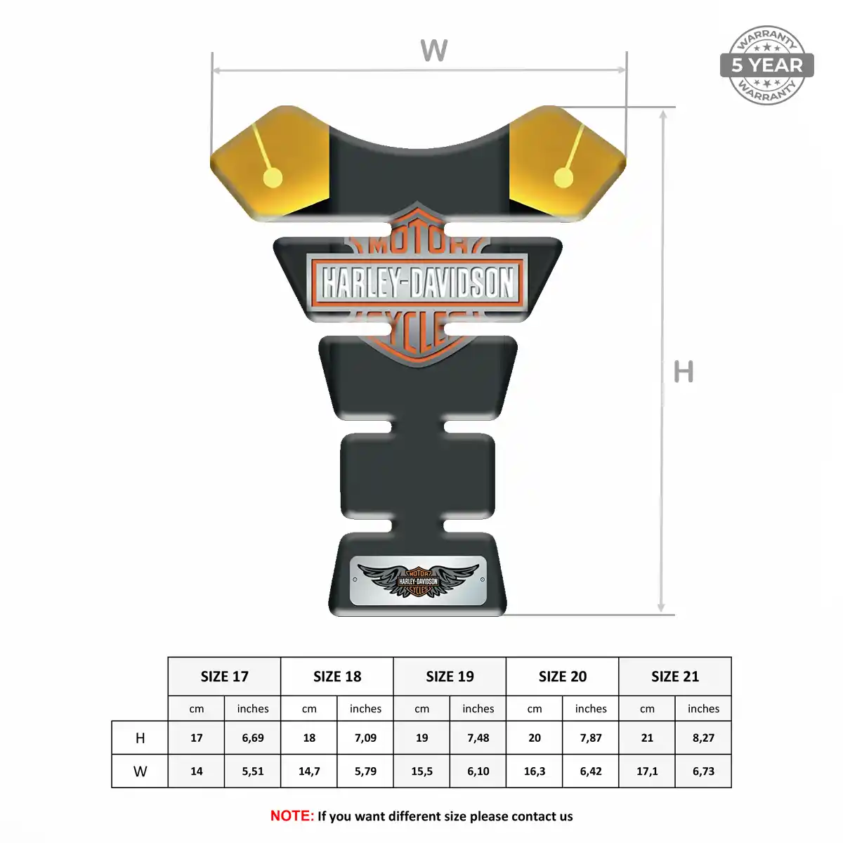 Harley Tank Pad Fuse Superior Craft