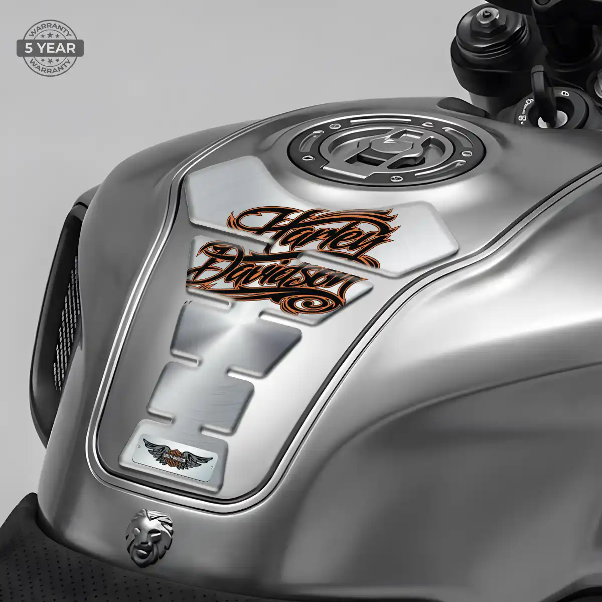 Harley Tank Pad Guard Motorbike Refined Design