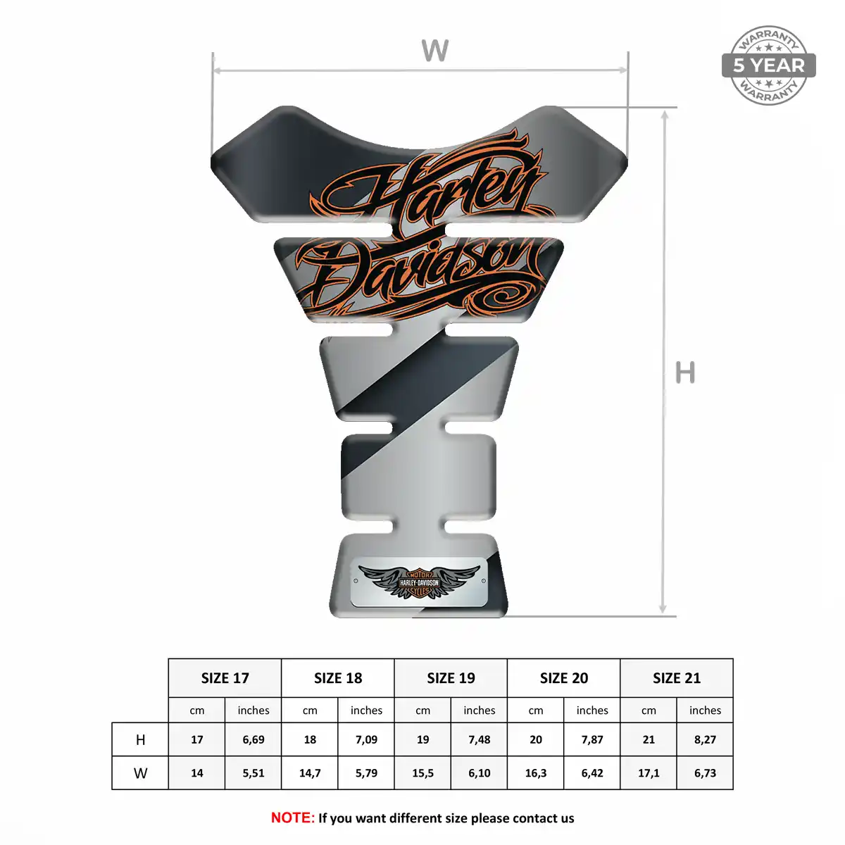 Harley Tank Pad Guard Signature Grade