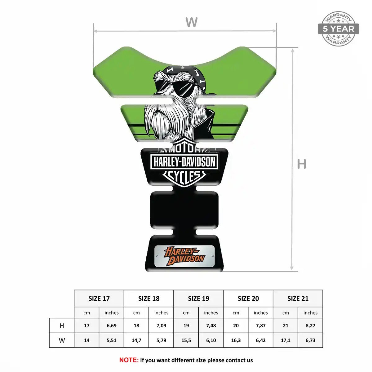 Harley Tank Pad Guard Superior Craft