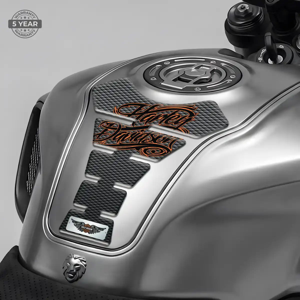Harley Tank Pad Motorcycle Refined Design