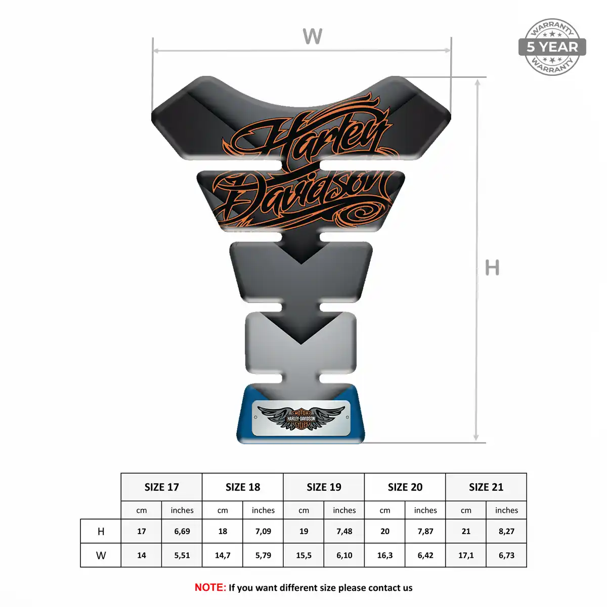 Harley Tank Pad Prestige Line