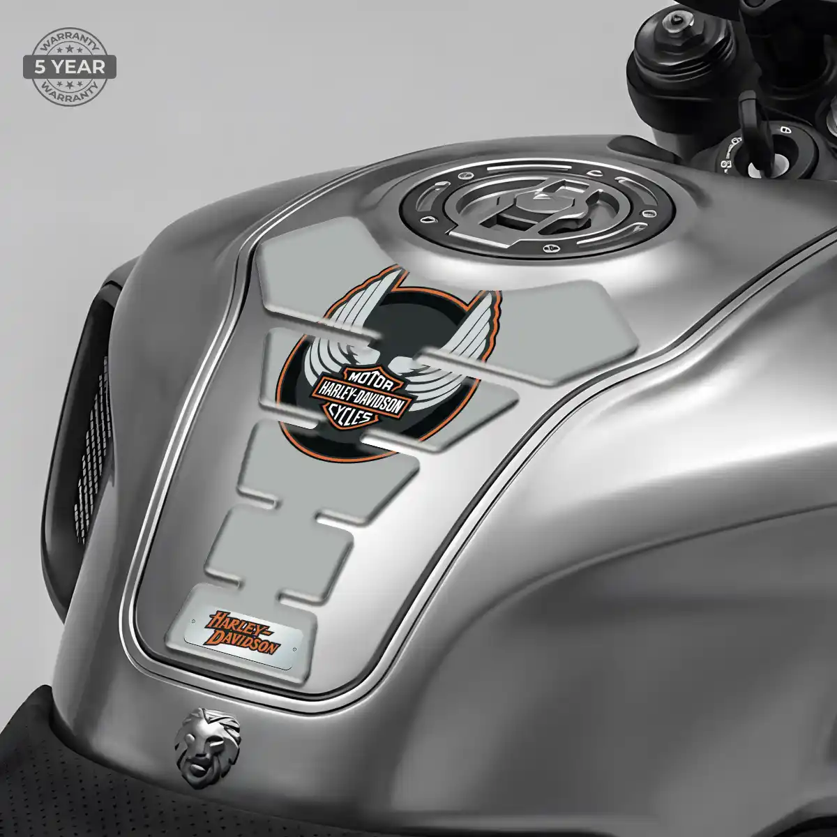 Harley Tank Pad Protector Motorbike Refined Design