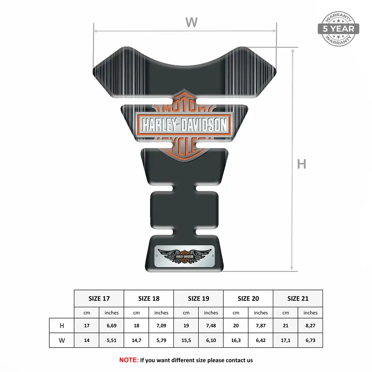 Harley Tank Pad Protector Prestige Line