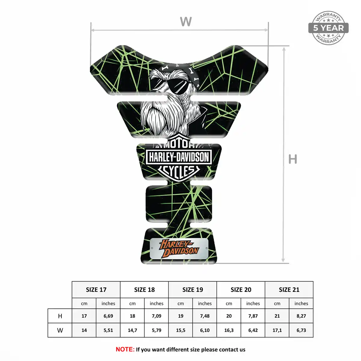 Harley Tank Pad Protector Prime Quality