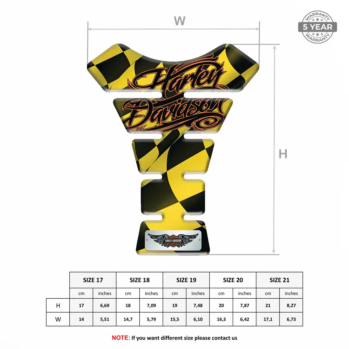 Harley Tank Pad Protector Refined Design