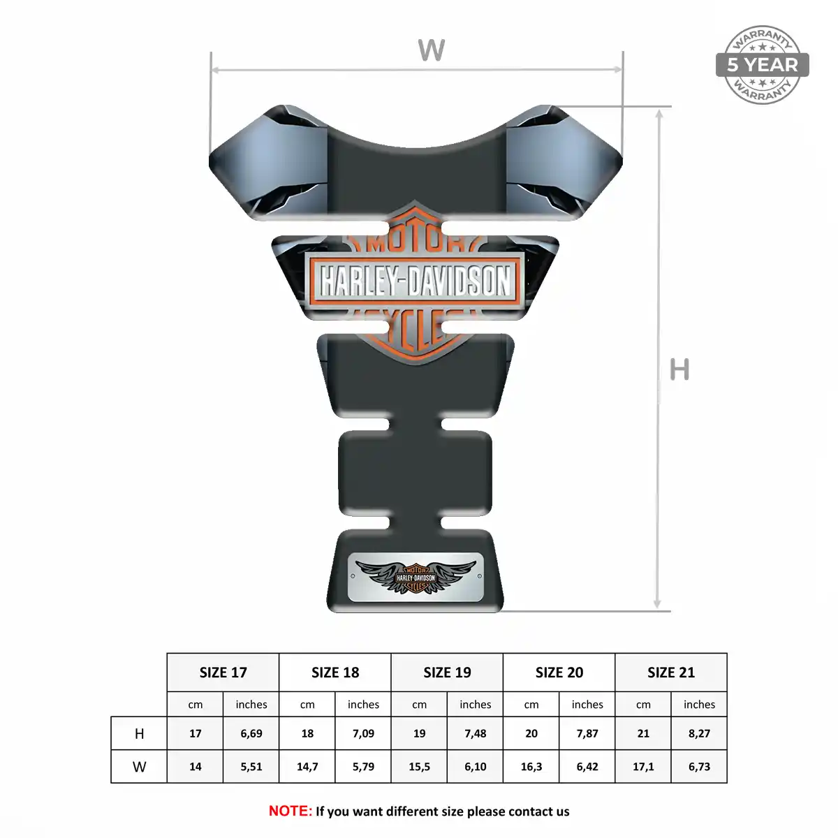 Harley Tank Pad Protector Signature Grade